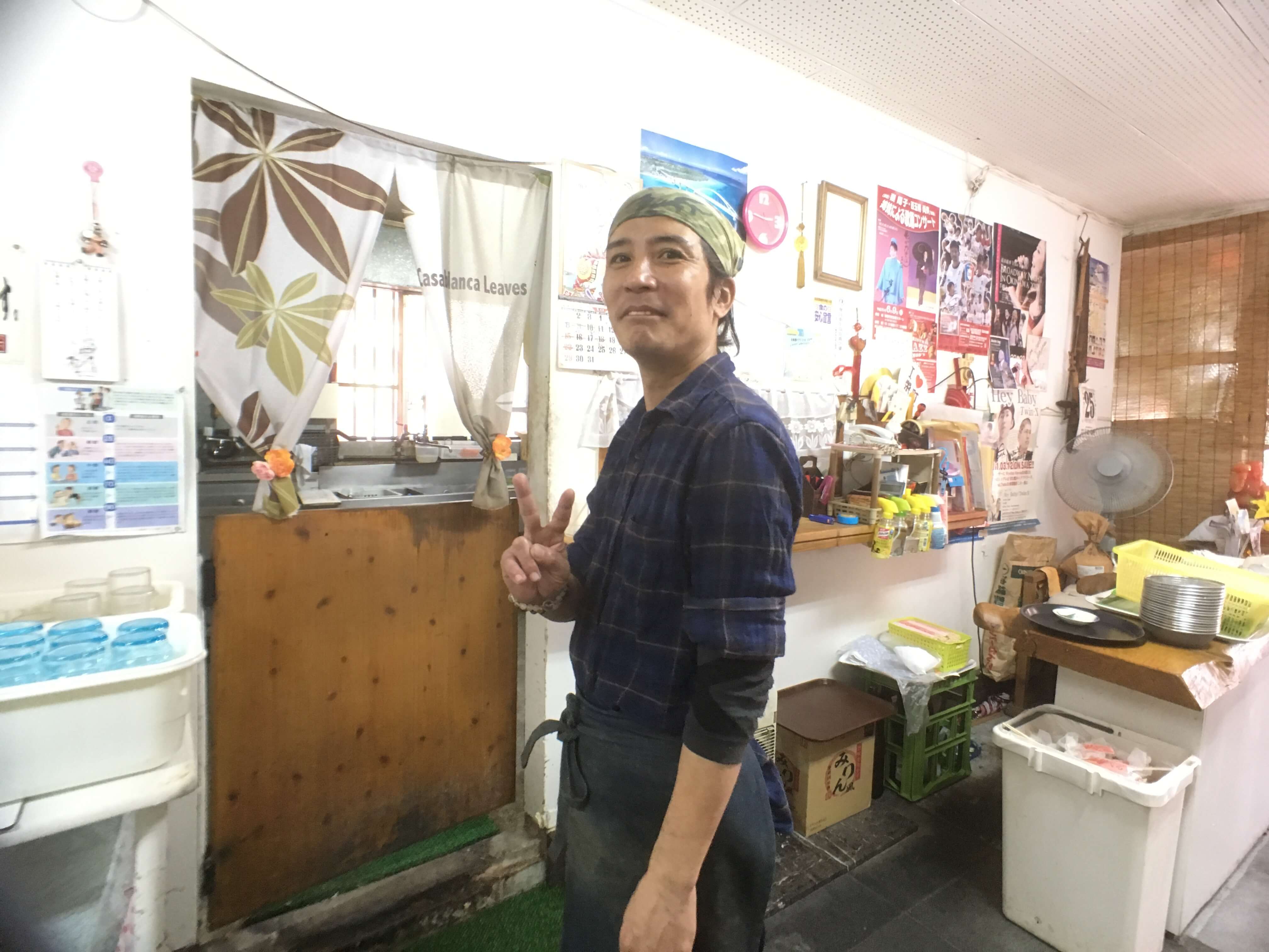 亀かめそばの店長